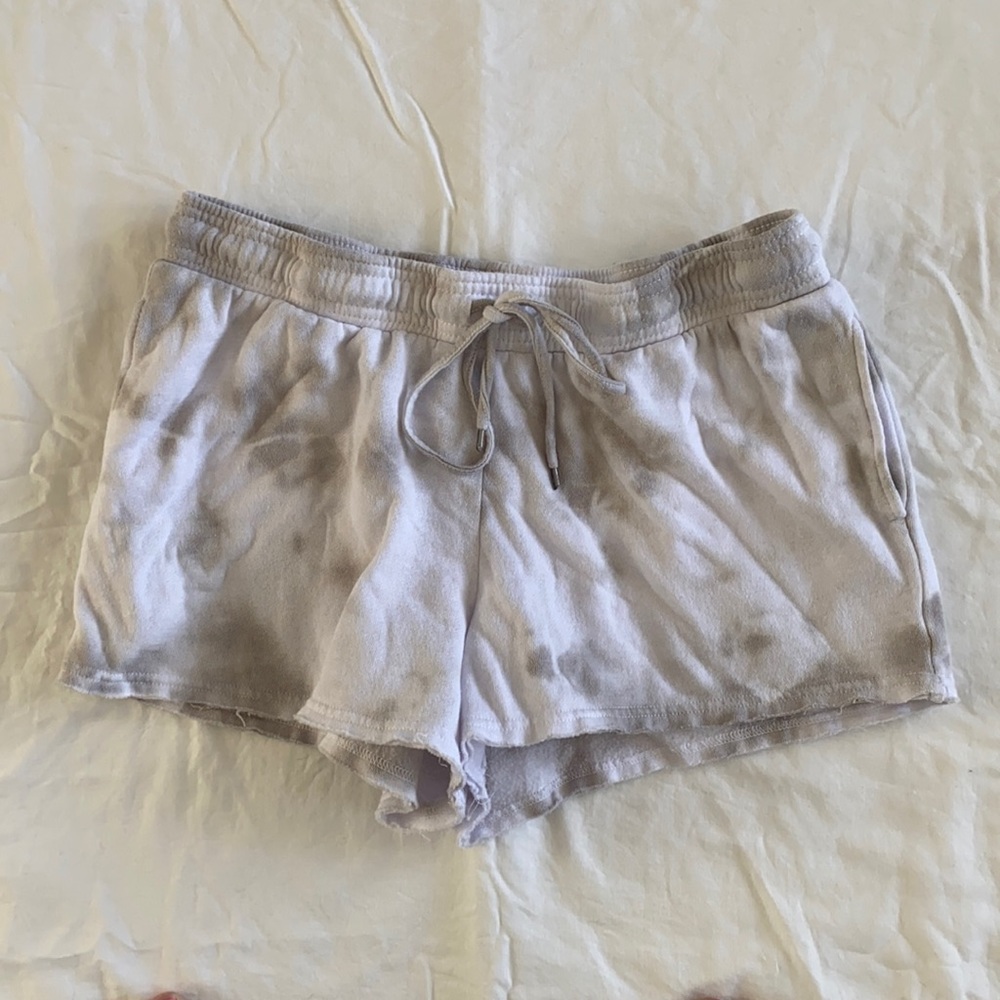 Grey tie dye grey Free Press short
